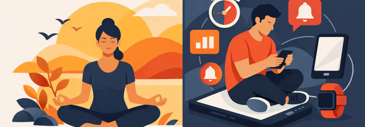 Digitale detox versus schermtijd apps