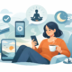 Minder stress door telefoon
